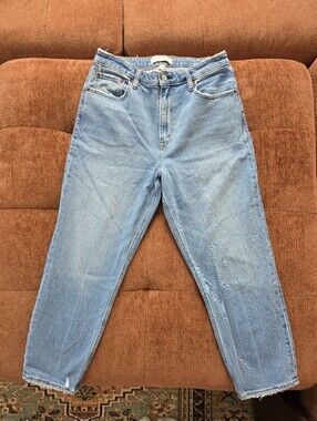 Abercrombie & Fitch Light Blue Mom Jeans